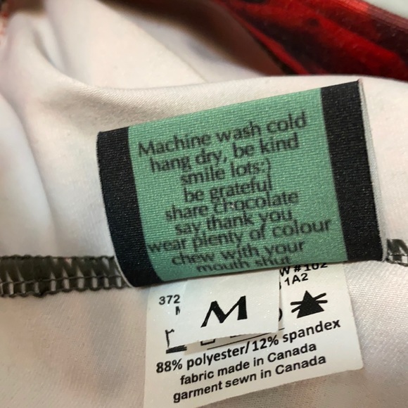 Rose bodycon spandex summer pencil or mini skirt, Sz M - Picture 5 of 5